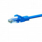 CAT 5e Netzwerkkabel U/UTP – 1 Meter -  Blau - CCA