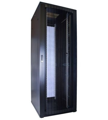 47 HE 19” Serverschrank, mit perforierter Fronttür (BxTxH) 800 x 1000 x 2200mm 