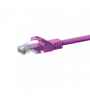 CAT5e Netzwerkkabel, U/UTP, 30 meter, Rosa, 100% Kupfer