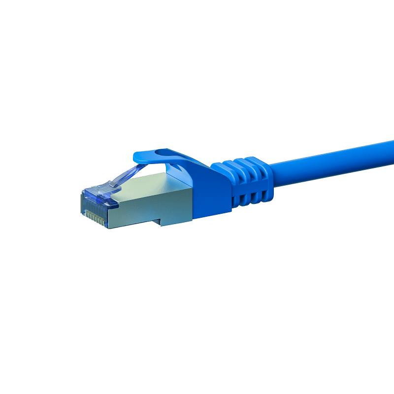 CAT 6a Netzwerkkabel LSOH - S/FTP - 15 Meter - Blau