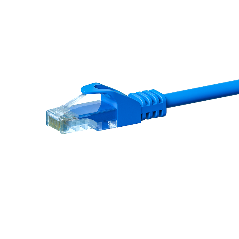 CAT 5e Netzwerkkabel U/UTP – 1,50 Meter -  Blau - CCA