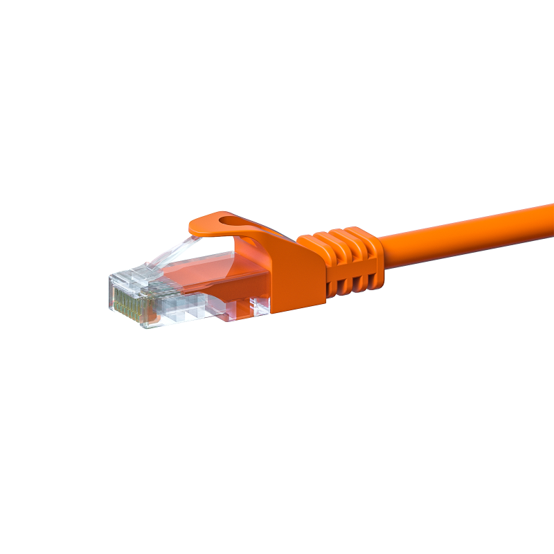 CAT 5e Netzwerkkabel U/UTP – 15 Meter -  Orange - CCA