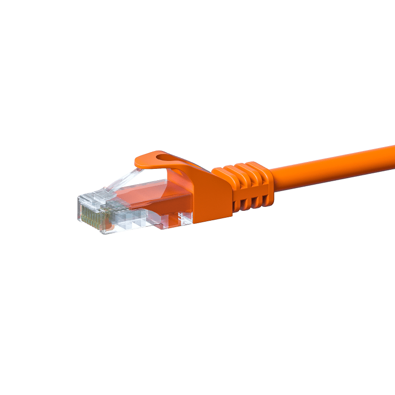 CAT 5e Netzwerkkabel U/UTP – 20 Meter -  Orange - CCA