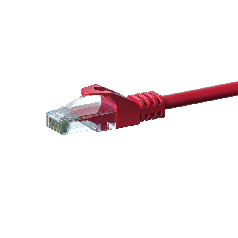 CAT 6 Netzwerkkabel U/UTP - 5 Meter - Rot - CCA