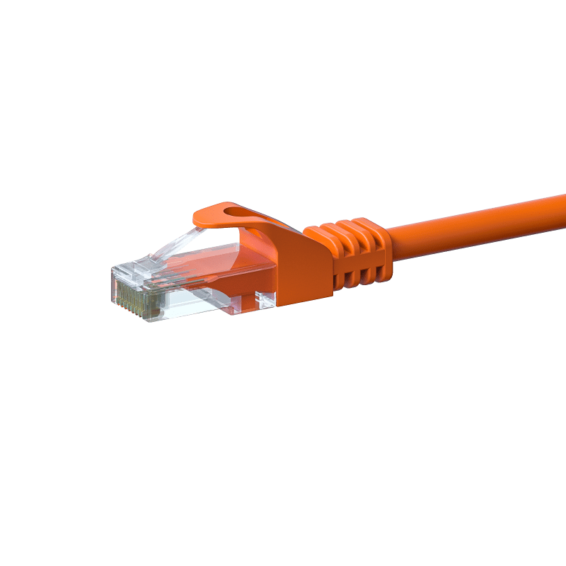 CAT 6 Netzwerkkabel U/UTP - 5 Meter - Orange - CCA