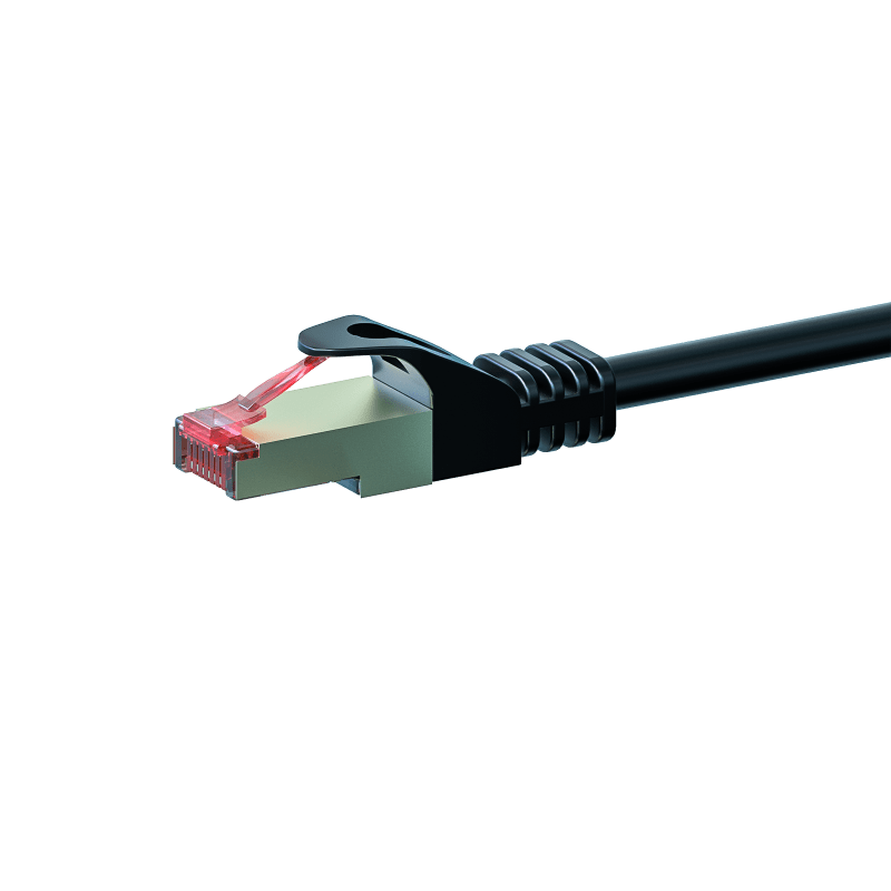 CAT 6 Netzwerkkabel LSOH - S/FTP - 50 Meter - Schwarz 