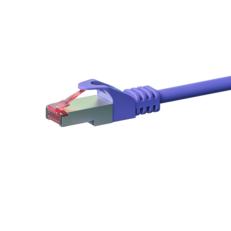 CAT 6 Netzwerkkabel LSOH - S/FTP - 3 Meter - Violett